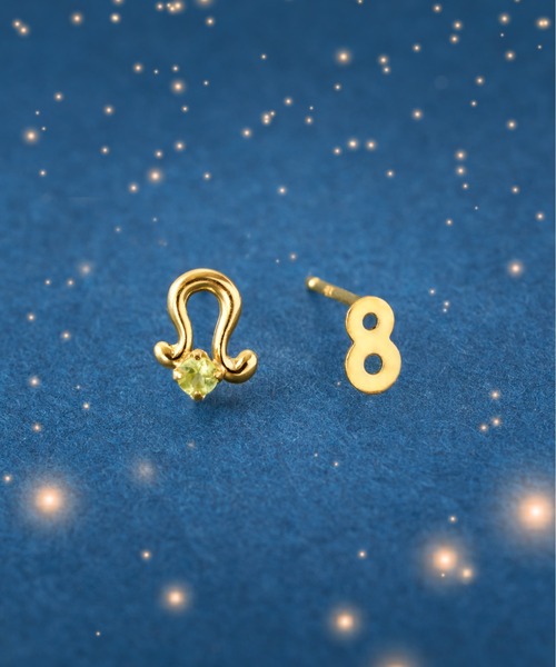 ピアス K18 星座/ホロスコープ ピアス レディース メンズの画像