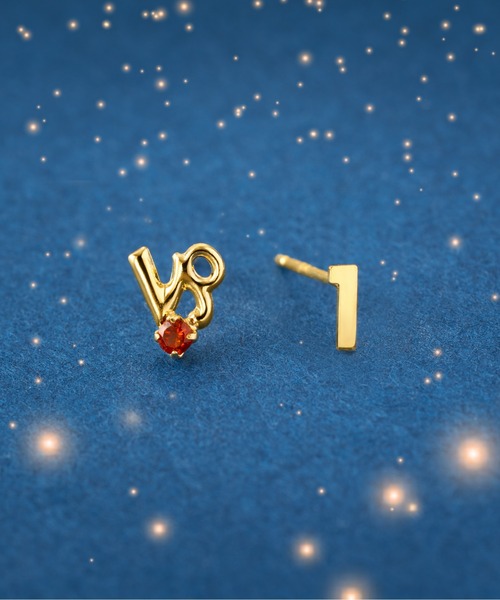 ピアス K18 星座/ホロスコープ ピアス レディース メンズの画像