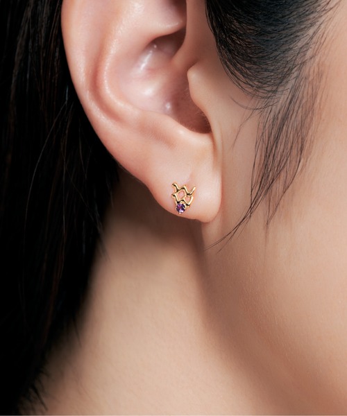 ピアス K18 星座/ホロスコープ ピアス レディース メンズの画像