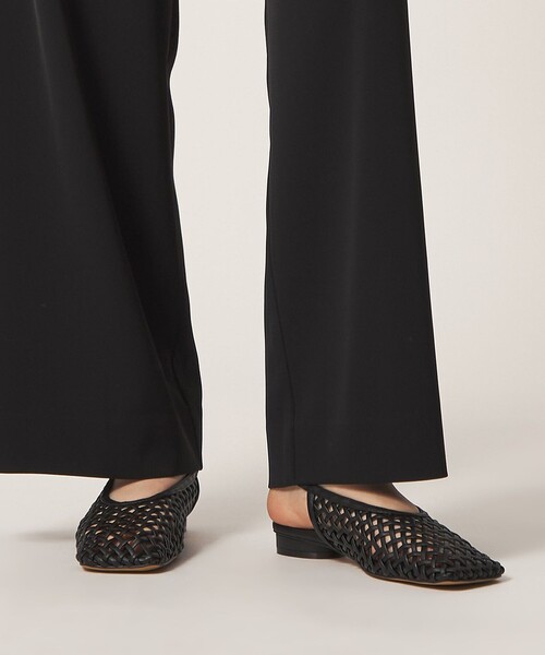 パンプス メッシュバックベルト フラット20↑の画像