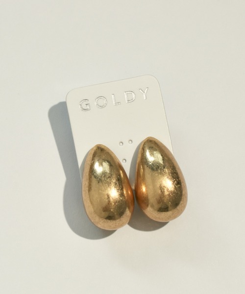 「GOLDY」 ピアス(両耳用) FREE シルバー レディース_画像4