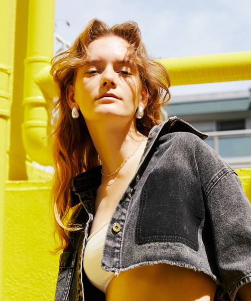 「GOLDY」 ピアス(両耳用) FREE シルバー レディース_画像8