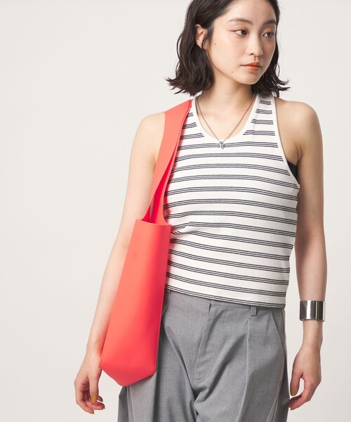 CITEN（シテン） タンクトップ ノースリーブ 「CITEN」ボーダーバック