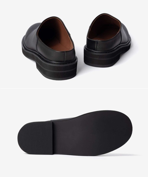 REMME（レメ） 厚底 サンダル ミュール 「REMME / レメ」レザー サボ