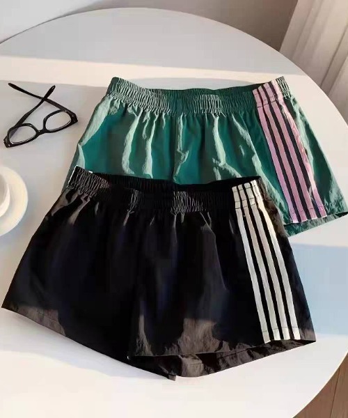パンツ サイドライン ライトフィット ショートパンツ レディース
