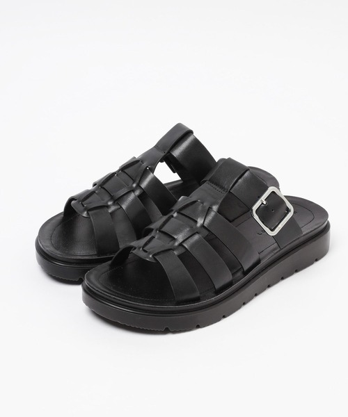 「LOWRYS FARM」 フラットサンダル LARGE シルバー レディース_画像2