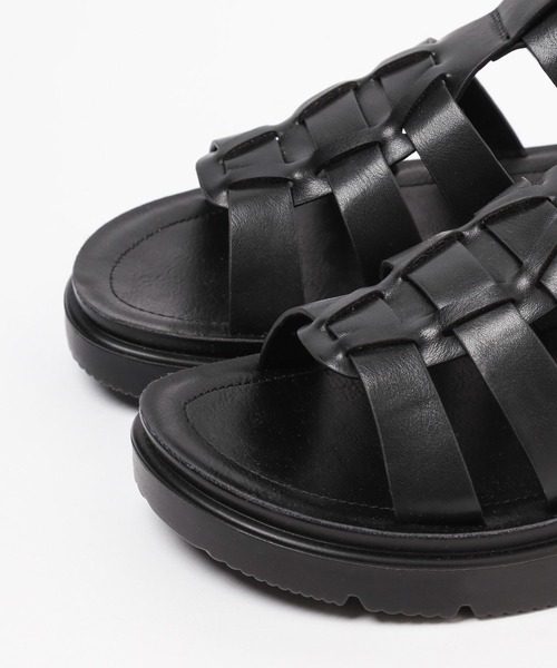 「LOWRYS FARM」 フラットサンダル LARGE シルバー レディース_画像8