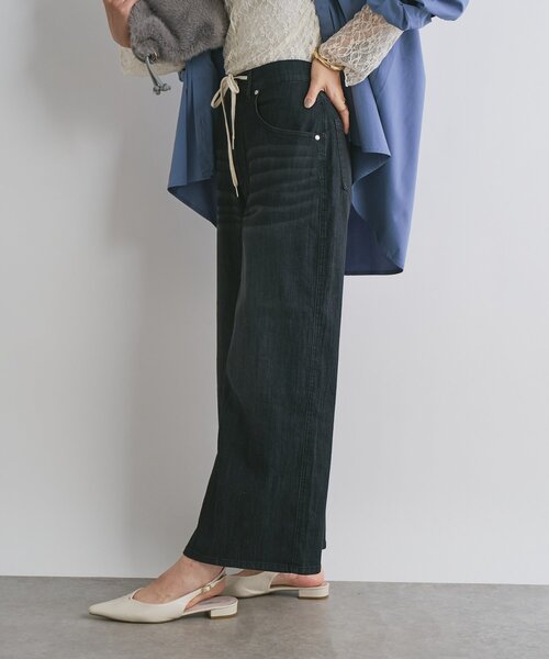 「un dix cors」 デニムパンツ L ブラック レディース_画像5
