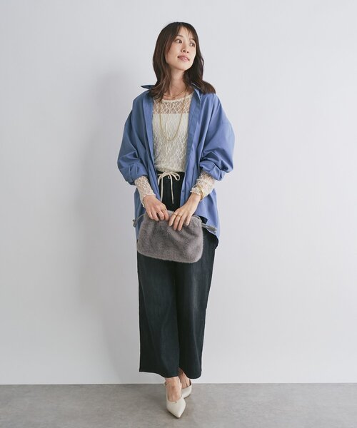 「un dix cors」 デニムパンツ L ブラック レディース_画像8