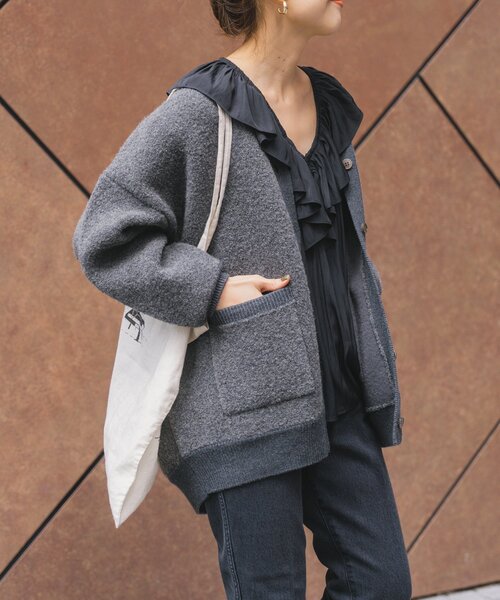 「Spick & Span」 長袖ブラウス FREE ベージュ レディース_画像8