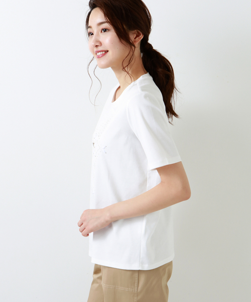 爆買いお得 tシャツ Tシャツ エンブロイダリースムースカットソー ZOZOTOWN PayPayモール店 - 通販 - PayPayモール 高評価通販