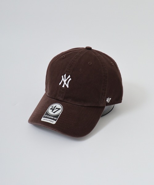 47 キャップ 帽子 MLB公認 '47BRAND NY LA ミニロゴ CLEAN UP