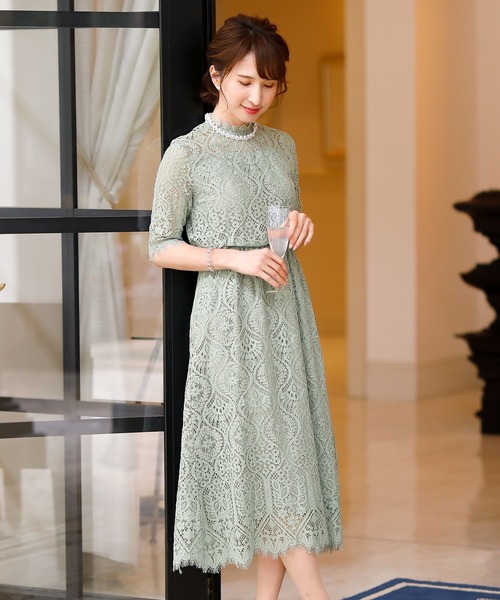 ドレス 結婚式ワンピースドレス七分袖とロングオリエンタルフォーマル Zozotown Paypayモール店 通販 Paypayモール