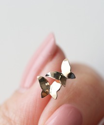 cui-cui（キュイキュイ） ピアス ゴールド バタフライ ピアス | K10YG 