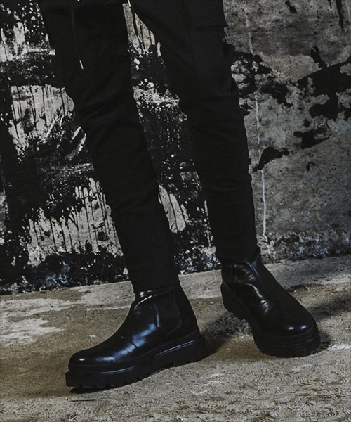 NO ID.（ノーアイディー） ブーツ 「NO ID.」Side Gore Long Boots