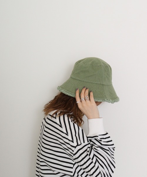 FORSOMEONE デニム風バケットハット FORSOMEONE デニムバケハ 48 DENIM BUCKET HAT