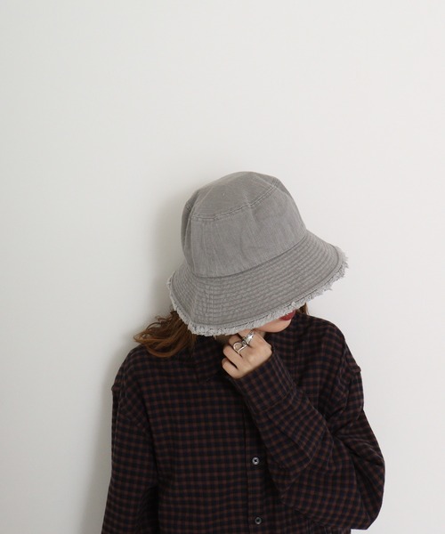 Sense of Grace 帽子 ハット DENIM FRINGE BK HAT デニム
