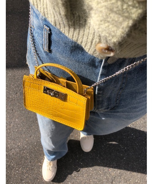 MONICA ショルダーバッグ バッグ マイクロチェーンバッグ