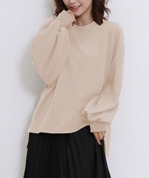 トレーナー スウェット ラウンドネックバルーンスリーブスウェット