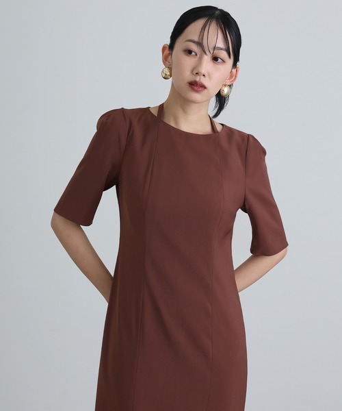 alto パーティードレスMブラウン atlo（アトロ） パーティードレス ドレス : ZOZOTOWN Yahoo!店 - 通販