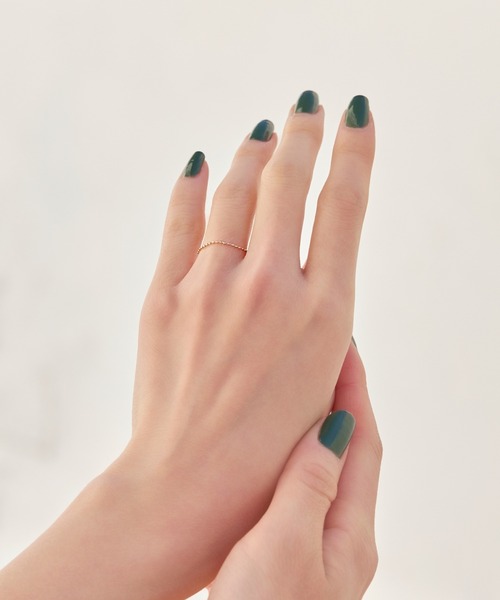 Phoebe（フィービー） 指輪 リング 「K10RG」カットボールチェーン