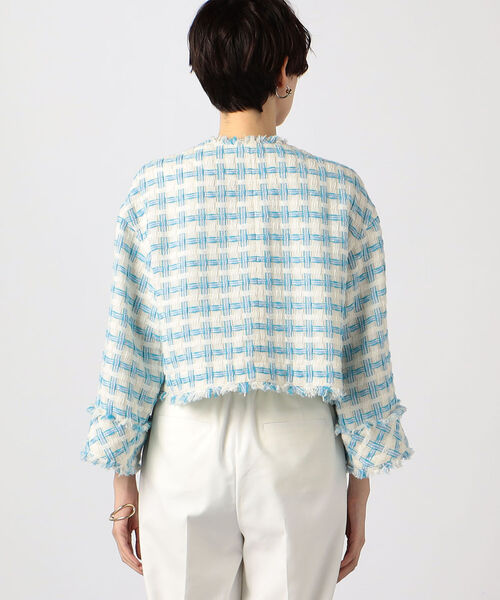 NOLLEY'S（ノーリーズ） ジャケット ノーカラージャケット バスケット