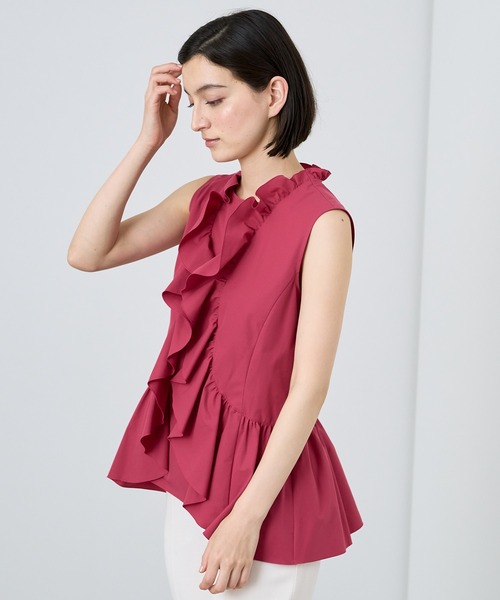 ANAYI フリル付きボタンシャツ ANAYI フリル付きボタンシャツ