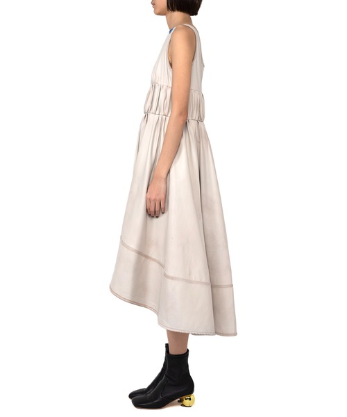 MAISON MIHARA YASUHIRO ワンピース Synthetic Leather Flare