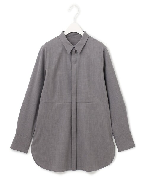 ICB（アイシービー） ブラウス シャツ 「洗える」 TWブロード シャツ