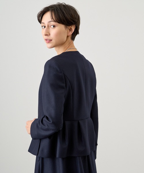 新品未使用　アナイ　ぺプラム　ノーカラー　ジャケット ANAYI ジャケット ノーカラージャケット 「セットアップ対応商品