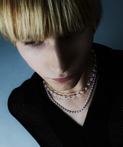 ネックレス 「quip queint」oval sway necklace SV / QU074 レディースの画像