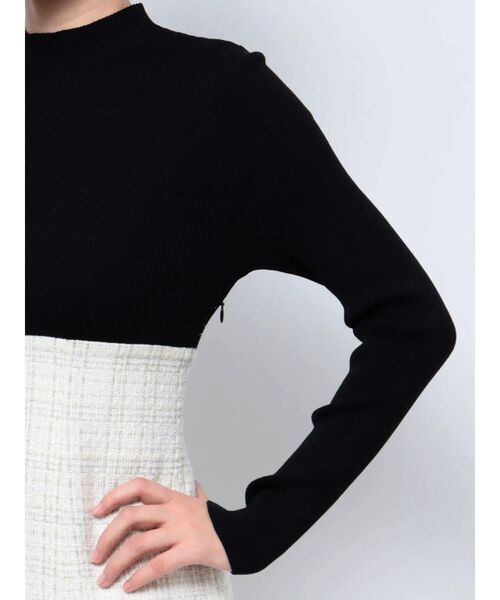 MERCURYDUO（マーキュリーデュオ） ワンピース 異素材ドッキングバック