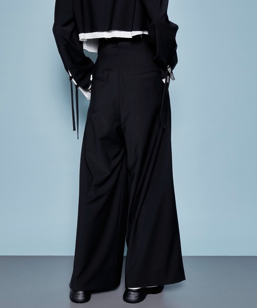 MAISON SPECIAL　スラックス　ブラック MAISON SPECIAL スラックス 「UNISEX」「LIMITED EDITION」Dress