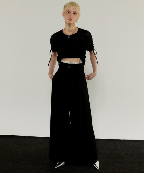 MAISON SPECIAL　スラックス　ブラック MAISON SPECIAL スラックス 「UNISEX」「LIMITED EDITION」Dress