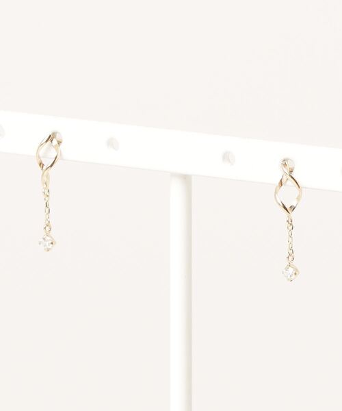 NOJESS（ノジェス） ピアス K10ジルコニアピアス レディース