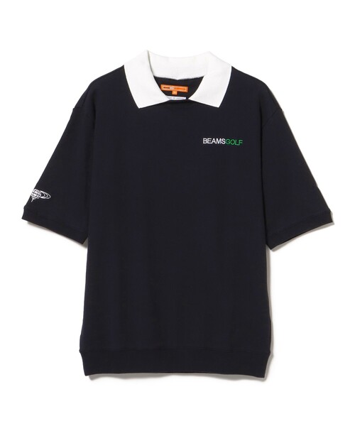 BEAMSGOLF - 極美品 BEAMS GOLF 襟付き プルオーバー ポロシャツ