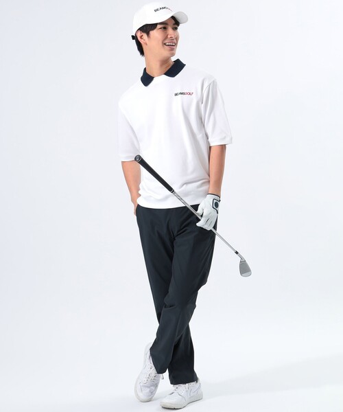 BEAMS GOLF ポロシャツ ORANGE LABEL / 襟付き 裏毛プルオーバー