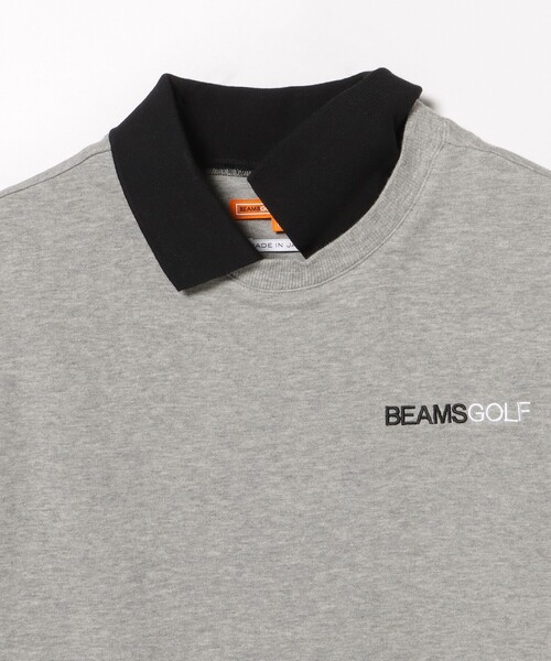 BEAMS GOLF ポロシャツ ORANGE LABEL / 襟付き 裏毛プルオーバー