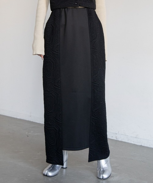 スカート カットキルティングダンボールスカート レディース