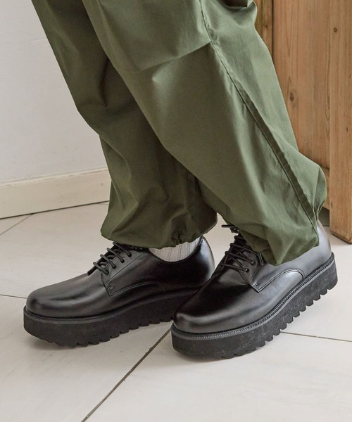 LAKOLE（ラコレ） ビジネスシューズ シャークソールプレーントゥ