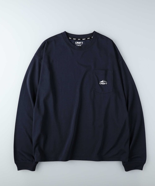 CAMP7（キャンプセブン） tシャツ 「CAMP7」DMX吸水速乾ロンT