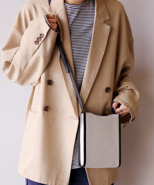 Mia Borsa ショルダーバッグ バッグ 「Mia Borsa」 本革 牛革 斜