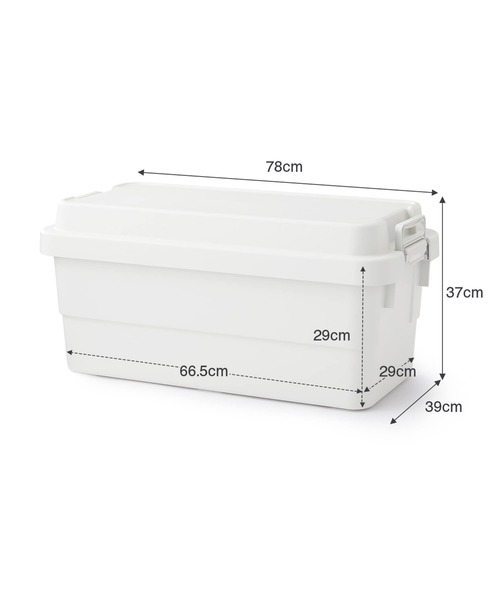 無印良品（MUJI） 収納 再生ポリプロピレン入り 頑丈収納ボックス 特大