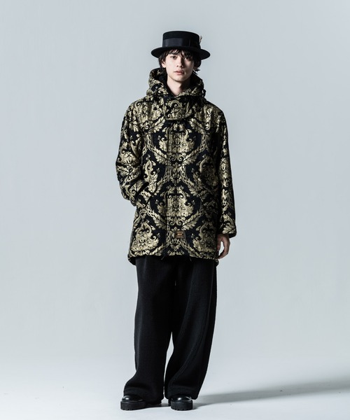 glamb グラム モッズコート大きいサイズ4 ブラックミリタリー ライナー欠品 glamb モッズコート コート High Neck Mods Coat / ハイネック