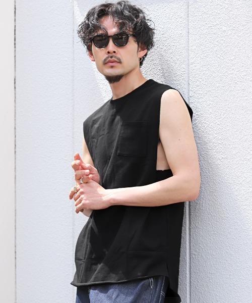LUXSTYLE（ラグスタイル） タンクトップ ミニ裏毛クルーネック