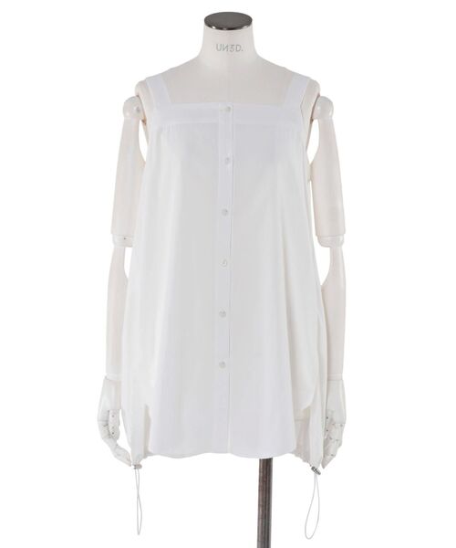 UN3D.（アンスリード） ブラウス シャツ LAYERED SHIRT CAMISOLE