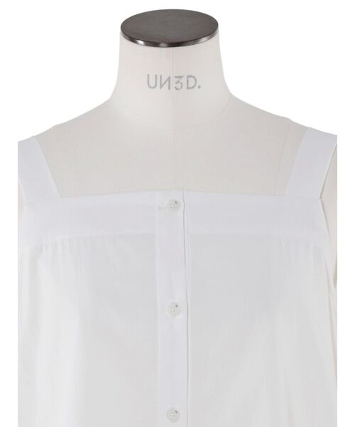 UN3D.（アンスリード） ブラウス シャツ LAYERED SHIRT CAMISOLE