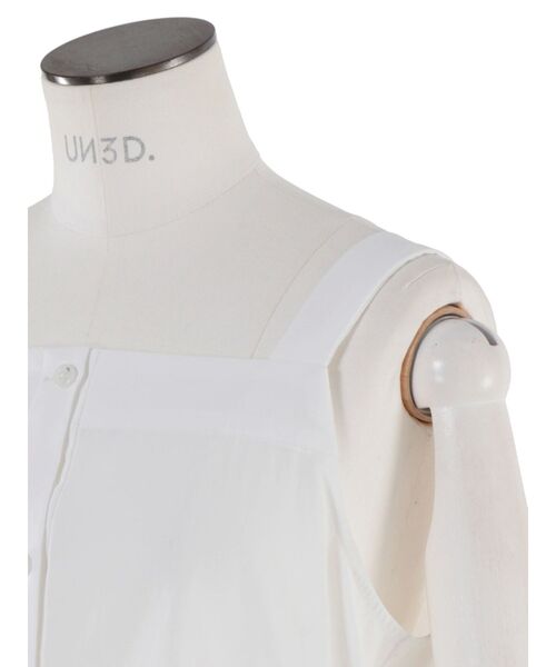 UN3D.（アンスリード） ブラウス シャツ LAYERED SHIRT CAMISOLE
