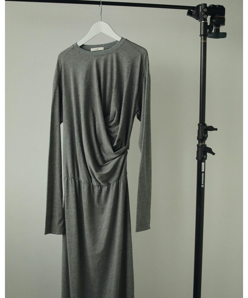 flower lace drape one-piece – Acka online store ワンピース Drape