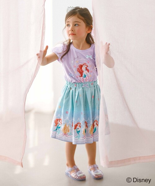 【希少‼️海外ディズニー】プリンセス 00s ヴィンテージTシャツ ピンク 子供服 ANY（エニィ） tシャツ 「ディズニープリンセス/フローズン」アート